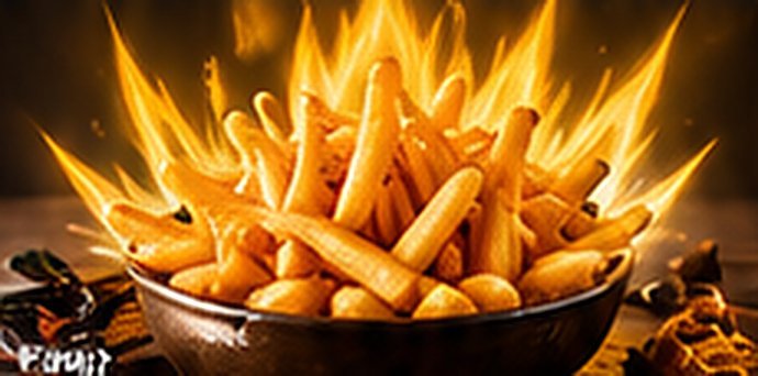 Super Saiyan Fries at the CULTURE café