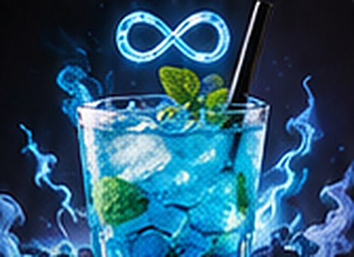 Infinite Blue Mojito at the CULTURE café